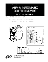 Wibur Curtis Company Coffeemaker ALPHA 1X owners manual user guide