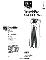Winix Dehumidifier WDH 851 owners manual user guide
