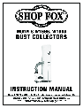 Woodstock Dust Collector W1666 owners manual user guide