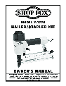 Woodstock Nail Gun W1775 owners manual user guide