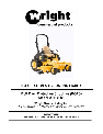 Wright Manufacturing Lawn Mower 98210001 owners manual user guide