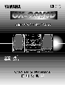 Yamaha CD Player GX-90VCD owners manual user guide