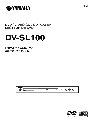Yamaha Portable DVD Player DVD-S1800 owners manual user guide