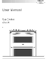 Zanussi Cooktop ZCG7610 owners manual user guide