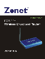 Zonet Technology Network Router ZSR4154WE owners manual user guide