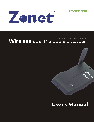 Zonet Technology Router ZEW 2500P owners manual user guide