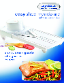 Zyliss Kitchen Utensil safety rail-guided slicer easyslice mandolineTM owners manual user guide
