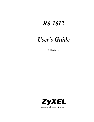 ZyXEL Communications Network Router RS-1612 owners manual user guide